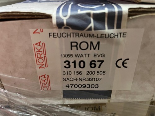 Norka feuchtraumleuchte rom - rom, 1x
